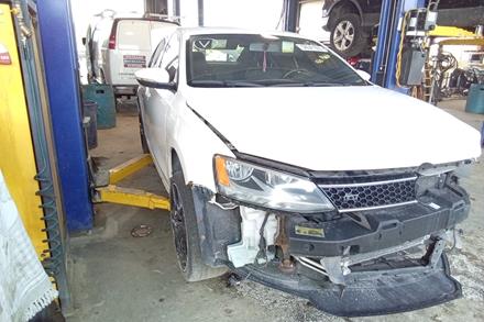 2012-2018 Volkswagen Jetta GLI Rear Bumper Cover Assembly - OEM White