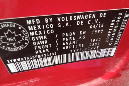 2015-2017 Volkswagen Jetta / Beetle Touchscreen Radio Head Unit - OEM Infotainment System