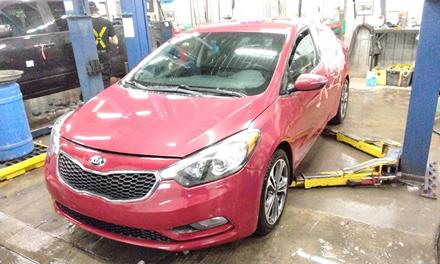 2014-2017 Kia Forte Left Headlight Assembly - Halogen w/ LED Accents - Driver Side OEM