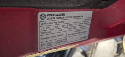 Volkswagen Jetta Front Right Fender 2011–2018 – RED – Passenger Side – OEM 5C6821106